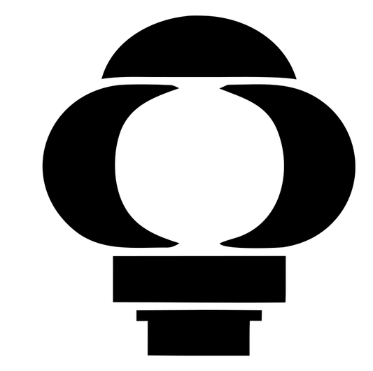 Bold Lantern Bulb Emblem