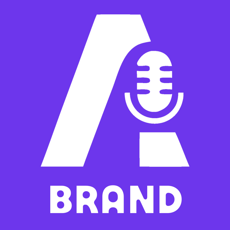 Bold Letter A Microphone Logo preview