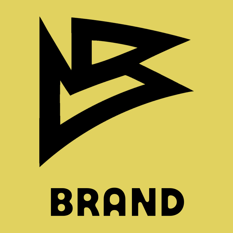 Bold Letter B Flag Mark preview
