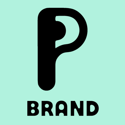 Bold Letter P Headset Mark preview