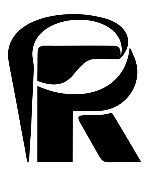 Bold Letter R VR Mark