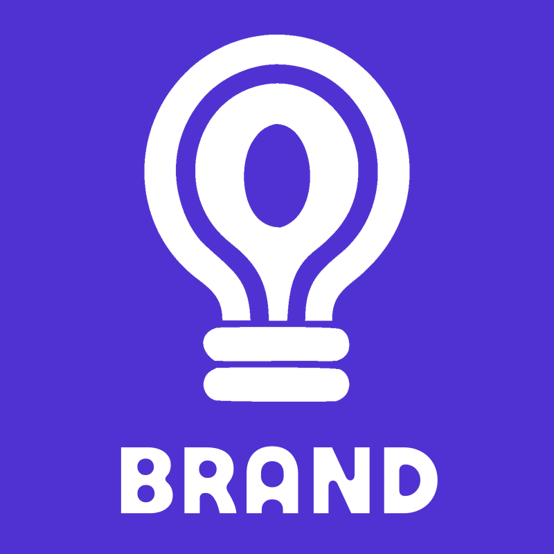 Bold Light Bulb Monoline Icon preview