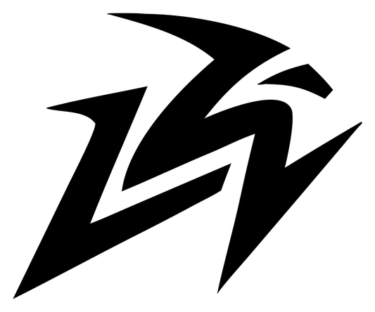 Bold Lightning Bolt MTB Emblem