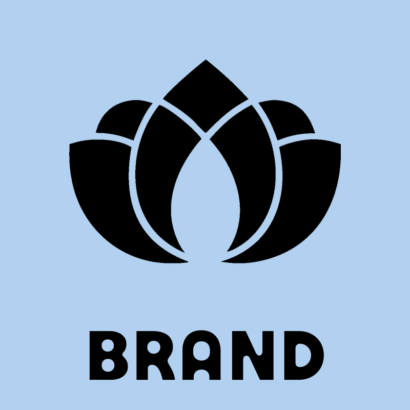 Bold Lotus Negative Space Icon preview