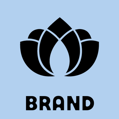 Bold Lotus Negative Space Icon preview