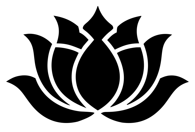Bold Lotus Silhouette Emblem