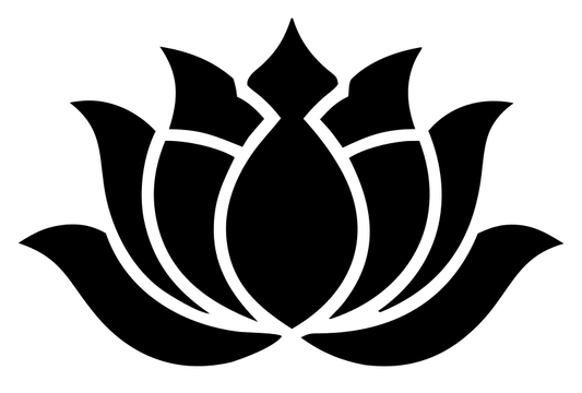 Bold Lotus Silhouette Emblem