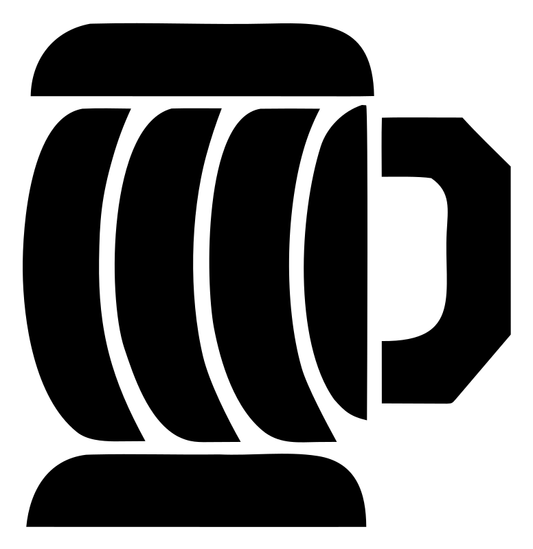 Bold Mug Stripe Emblem
