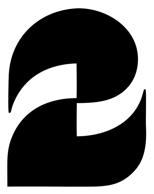 Bold Number Two Gemini Logo