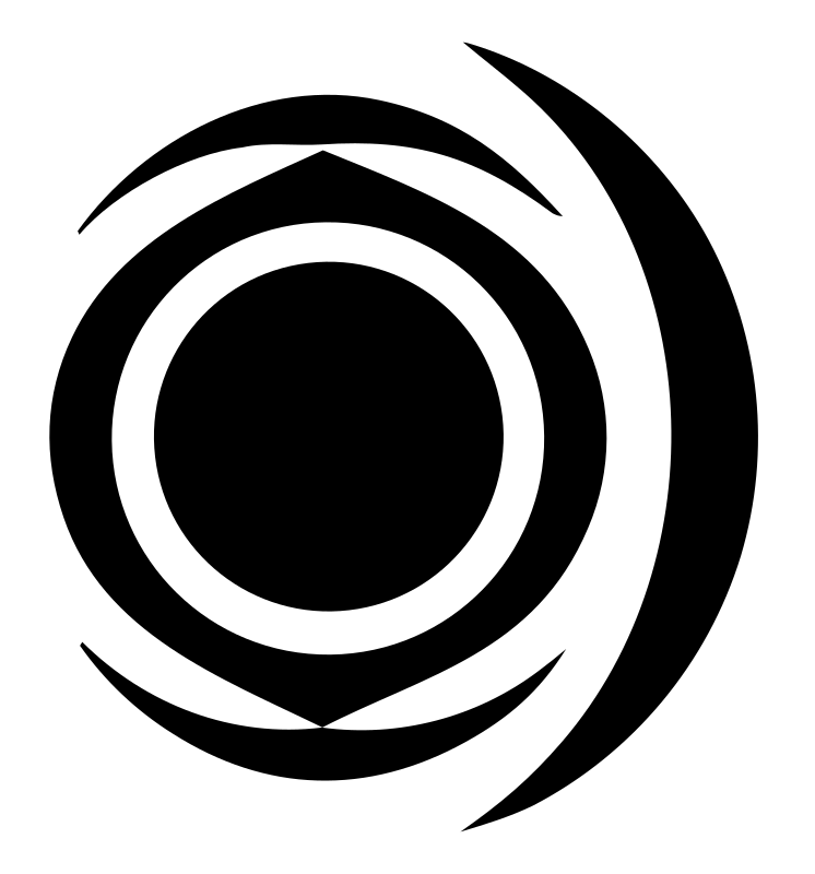 Bold Orbital Circle Emblem