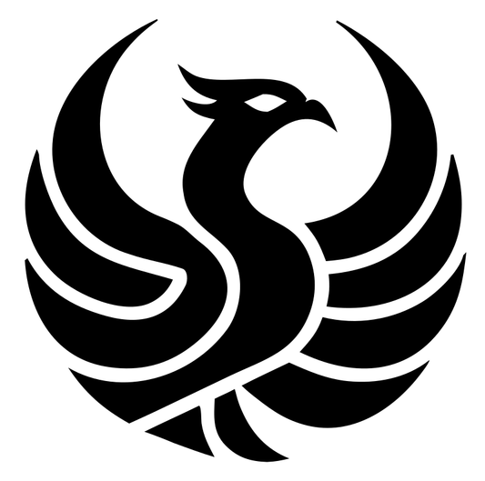 Bold Phoenix Rising Emblem