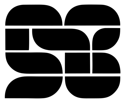 Bold Pretzel Grid Emblem