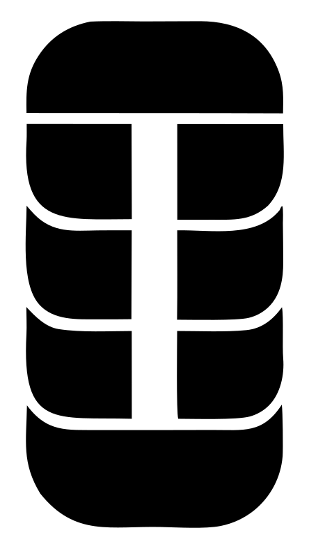 Bold Pretzel Stack Badge