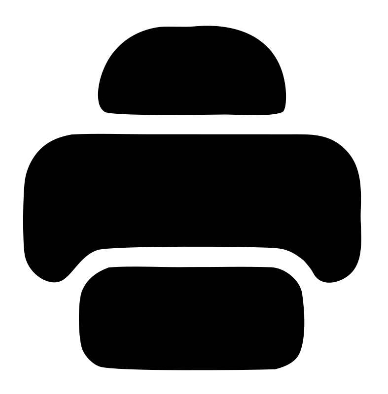 Bold Printer Drone Icon