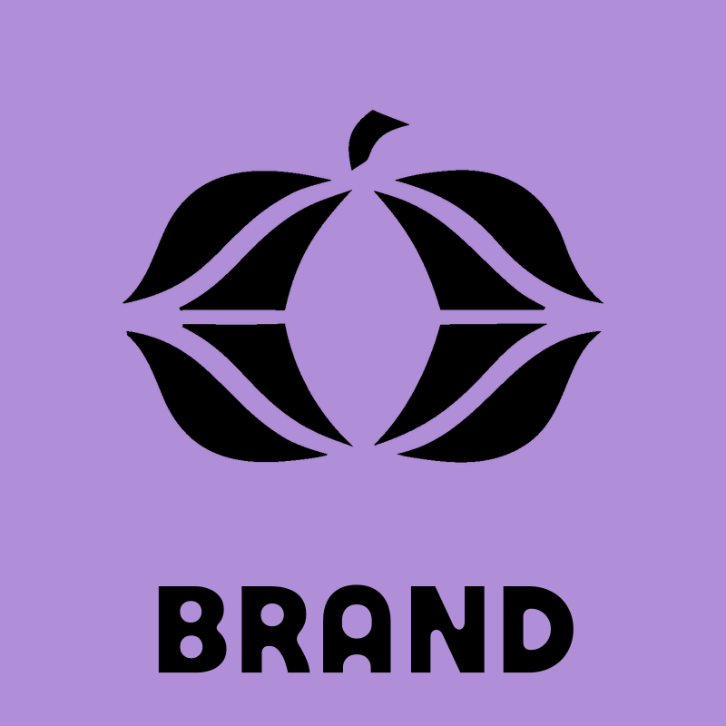 Bold Pumpkin Negative Space Crest preview