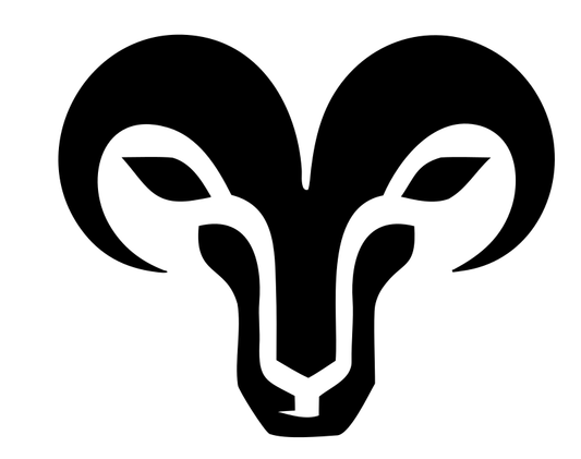 Bold Ram Head Crest
