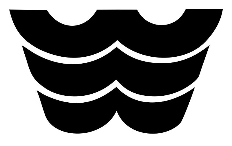 Bold Ripple Stack Badge