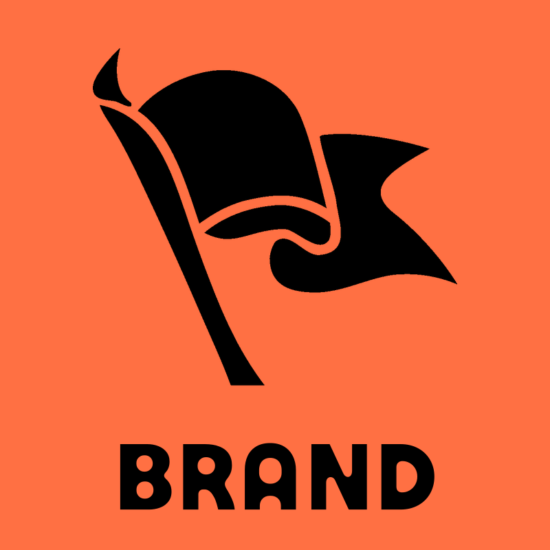 Bold Rippling Flag Crest preview