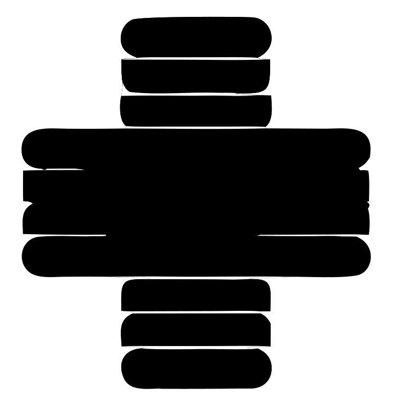 Bold Rounded Bar Cross Mark