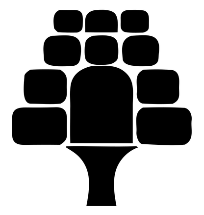 Bold Rounded Blocks Tree Logo