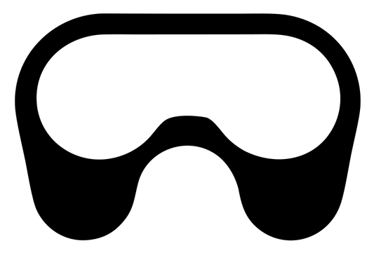 Bold Safety Goggles Icon