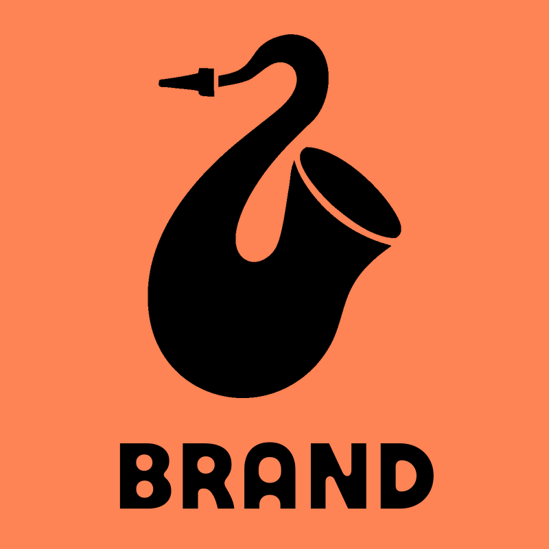 Bold Saxophone Mouthpiece Logo preview