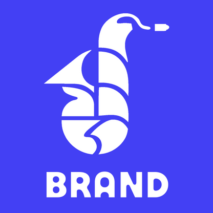 Bold Saxophone Silhouette Mark preview