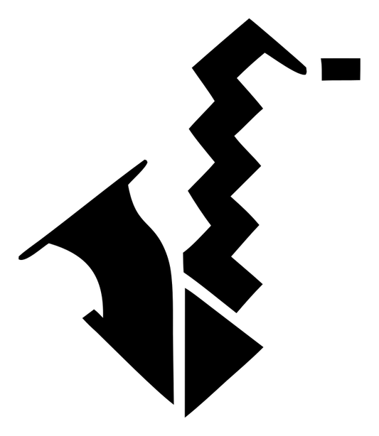 Bold Saxophone Split Mark