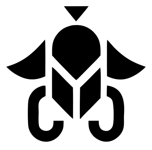 Bold Scarab Beetle Emblem