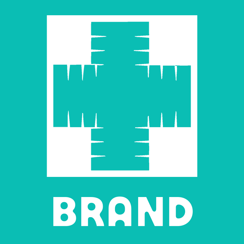 Bold Segmented Cross Badge preview
