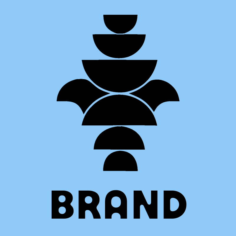 Bold Semicircle Snowflake Mark preview