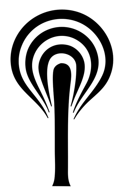 Bold Signal Tree Emblem