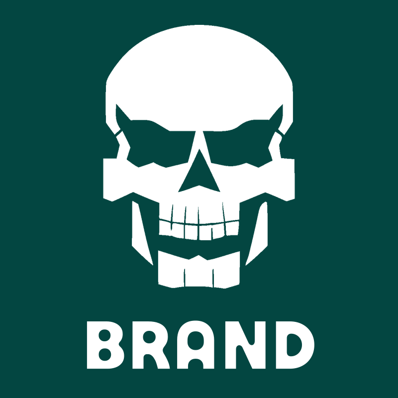 Bold Skull Jawline Crest preview