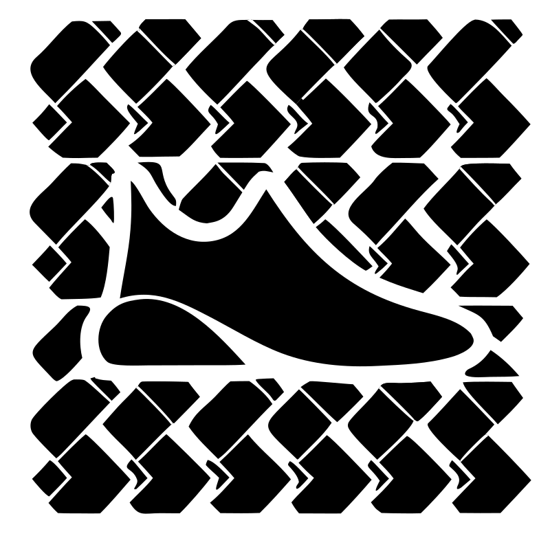 Bold Sneaker Chevron Badge