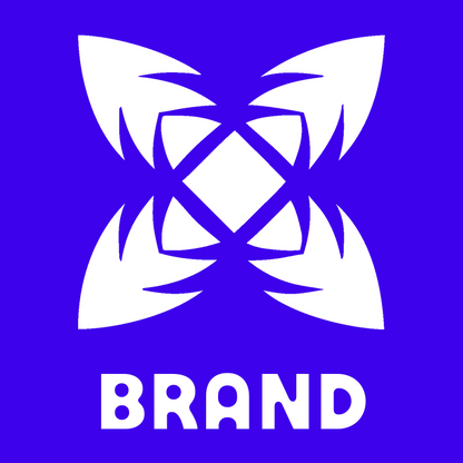 Bold Snowflake Four-Point Badge preview