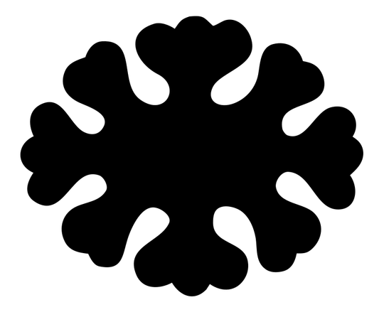 Bold Snowflake Organic Crest