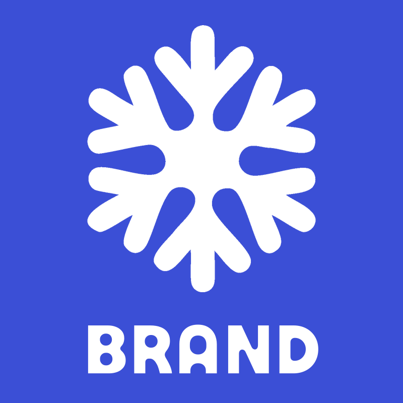 Bold Snowflake Silhouette Icon preview