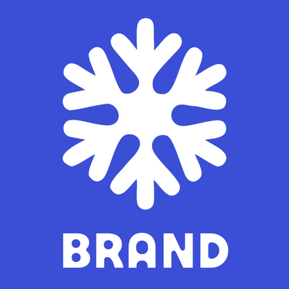 Bold Snowflake Silhouette Icon preview