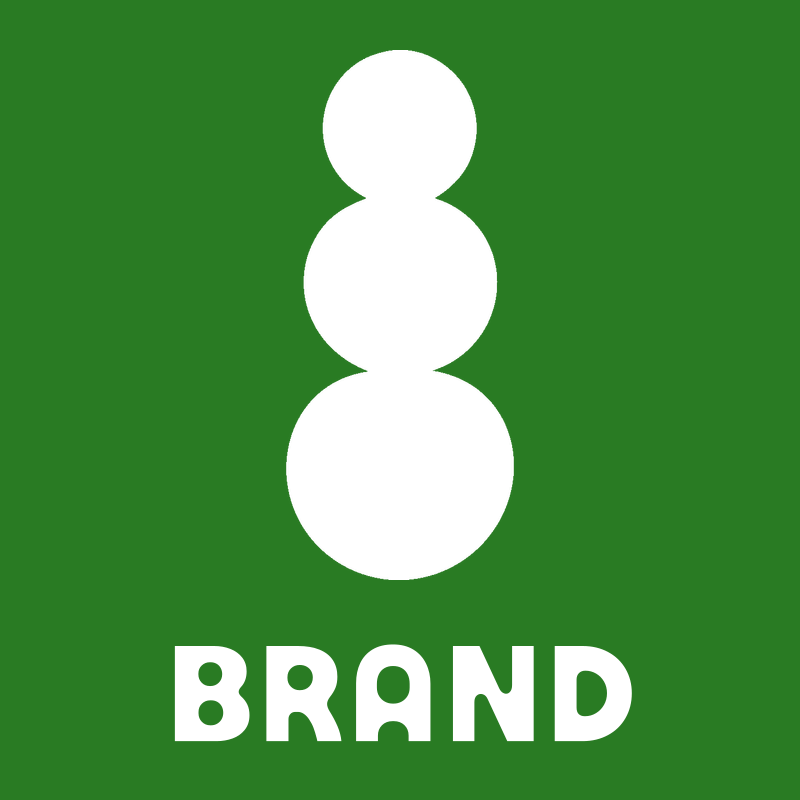 Bold Snowman Silhouette Icon preview