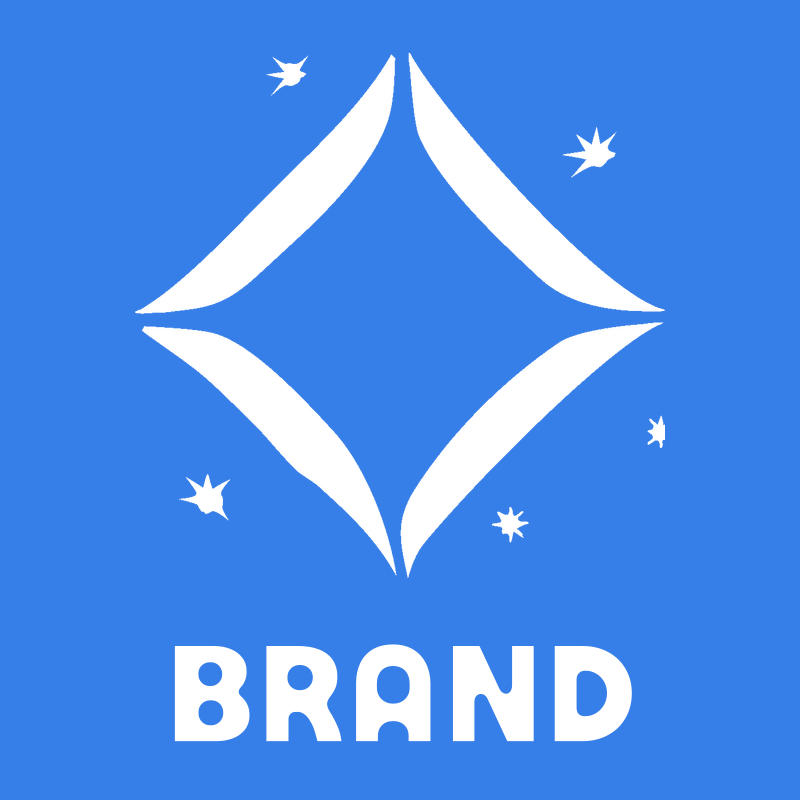 Bold Sparkle Diamond Split Logo preview
