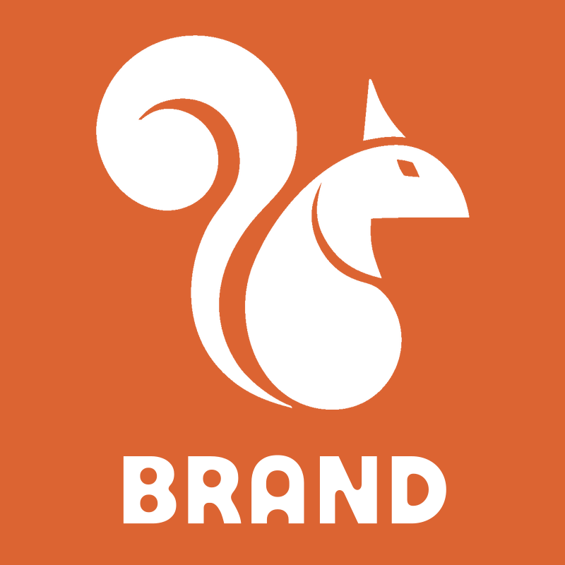 Bold Squirrel Curled Tail Mark preview