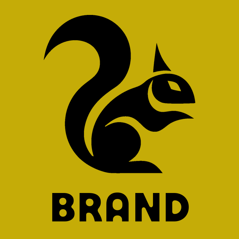 Bold Squirrel Profile Mark preview