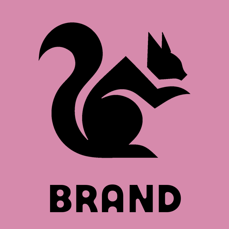 Bold Squirrel Raised Paw Mark preview