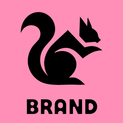 Bold Squirrel Silhouette Crest preview