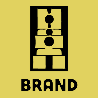 Bold Stacked Circles Totem Mark preview