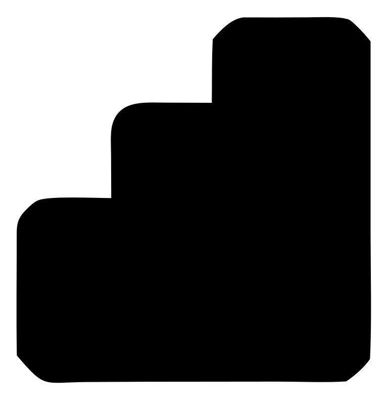 Bold Staircase Steps Mark