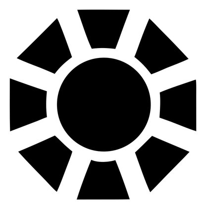 Bold Sun Rays Icon