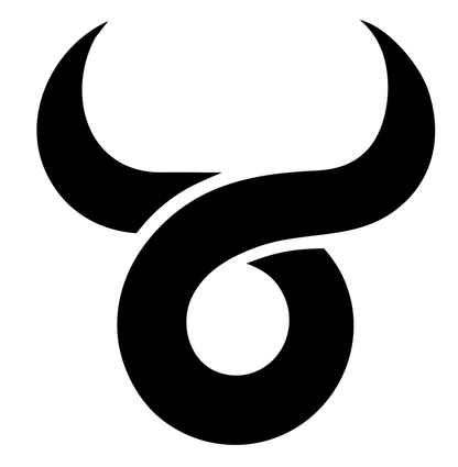 Bold Taurus Symbol Badge