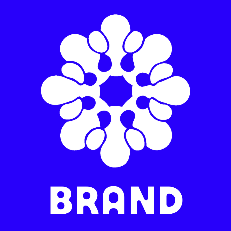Bold Teardrop Snowflake Mark preview
