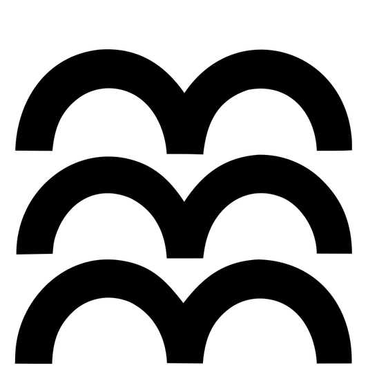 Bold Triple Arch Signal Badge